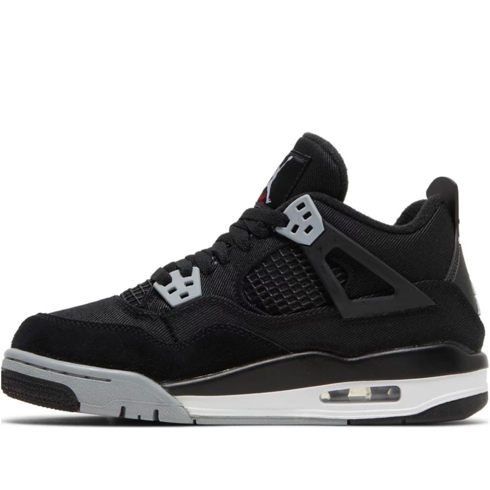 2022 Air Jordan 4 Retro SE GS 'Black Canvas'